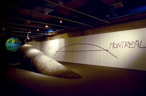 莫奔的当代艺术作品《巴黎大西洋线海底隧道》