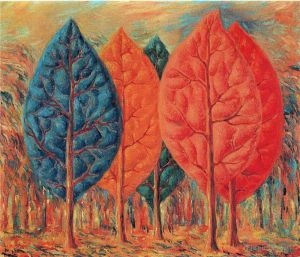 雷内·马格利特的当代艺术作品《1943年的火灾》