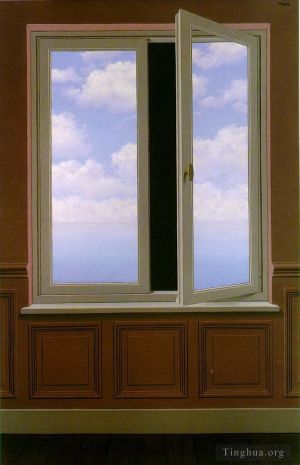 雷内·马格利特的当代艺术作品《镜子,1963》