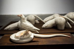 韦天瑜的当代艺术作品《无处可逃5》