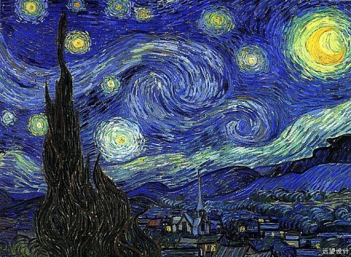 油画大师梵高的这幅《星夜》，表达了画家当时什么样的心绪与情感？