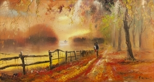 帕维尔·米特科夫的当代艺术作品《秋之印象》