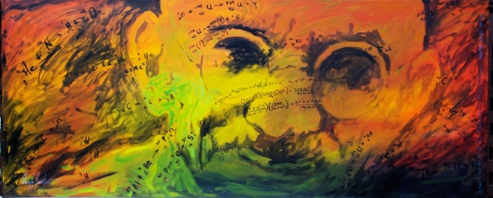 德里克·休斯敦 当代各类绘画作品 -  《人是自己想象的产物，最终将成为自己所想象的人》