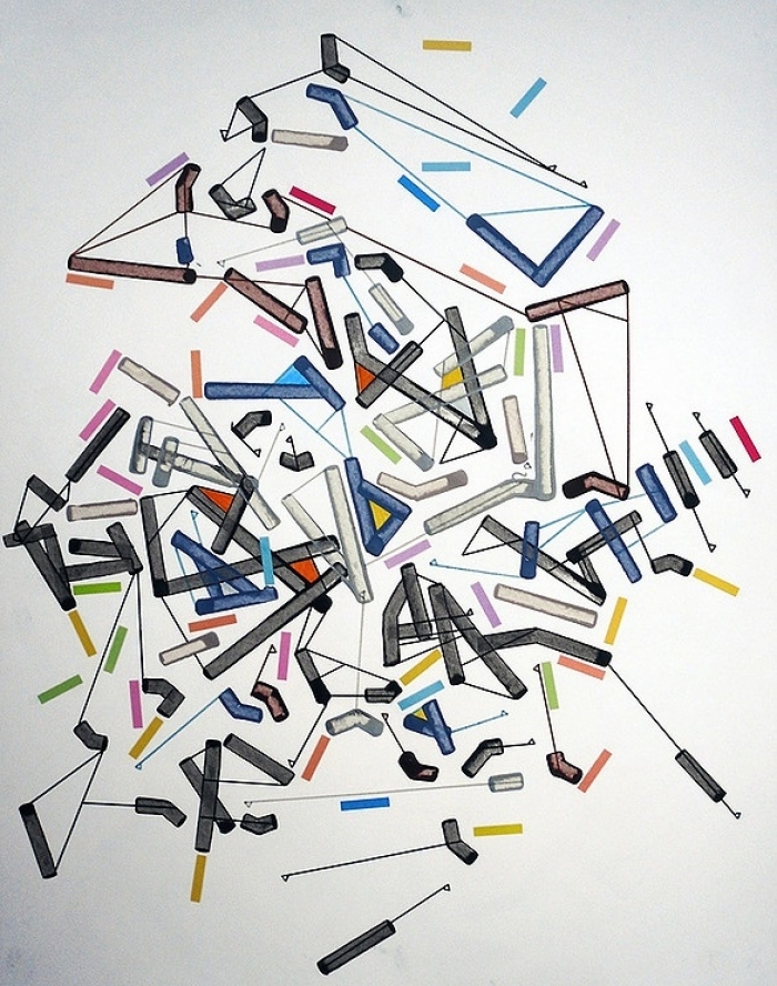菲力浦·哈拉波达 当代各类绘画作品 -  《ARN,布里因,011》