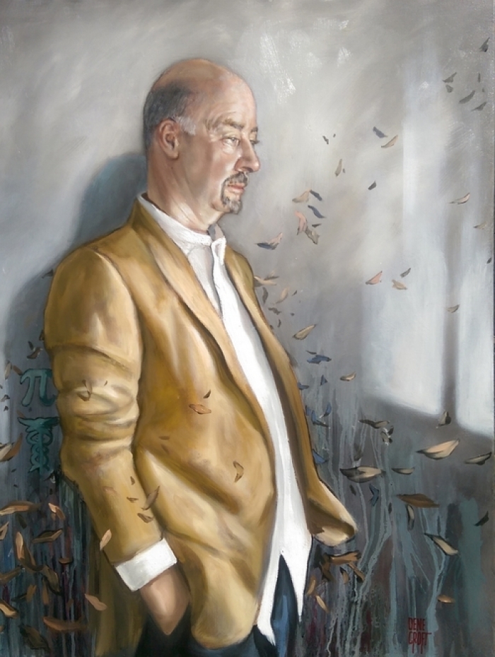 迪恩·克罗夫特画廊 当代油画作品 -  《沉思的男人》