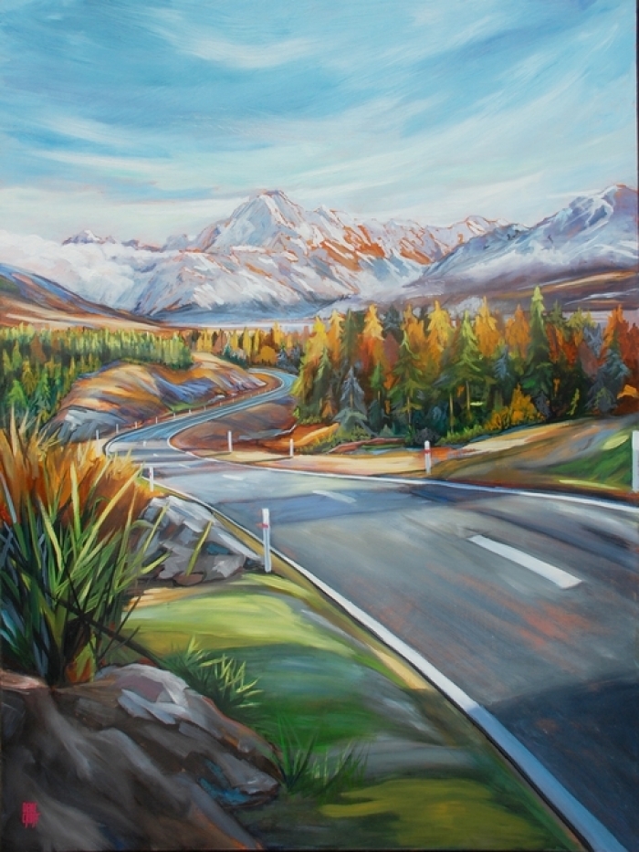 迪恩·克罗夫特画廊 当代油画作品 -  《公路》