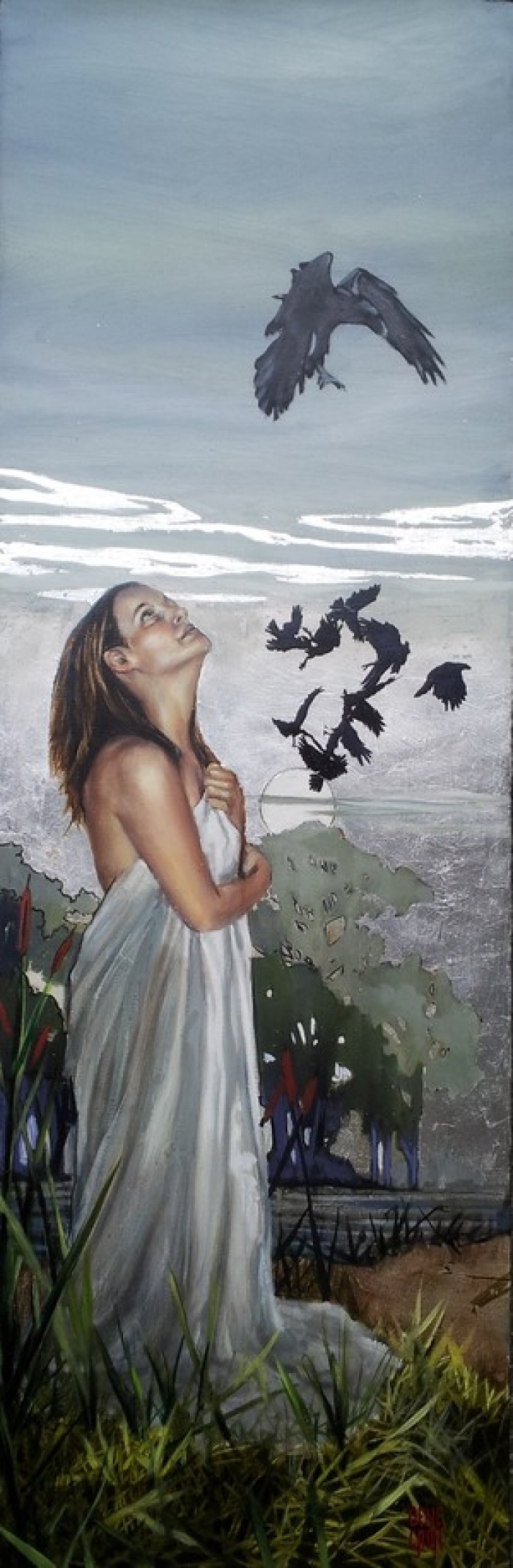迪恩·克罗夫特画廊 当代油画作品 -  《乌鸦》