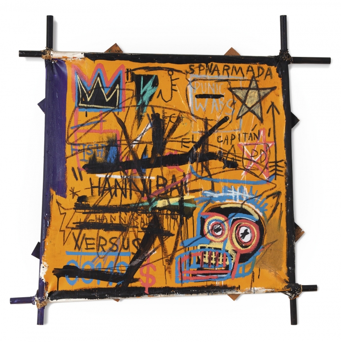 美国表现主义艺术家尚-米榭·巴斯基亚的拼贴画售价超8700万人民币