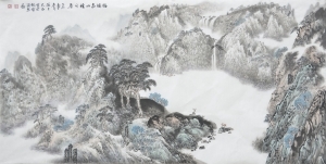 刘玉柱的当代艺术作品《福寿同春》