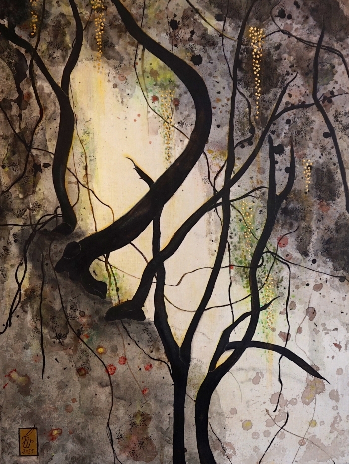 EM现代艺廊 当代油画作品 -  《矮树丛》