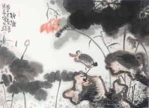 王东瑞的当代艺术作品《静塘》