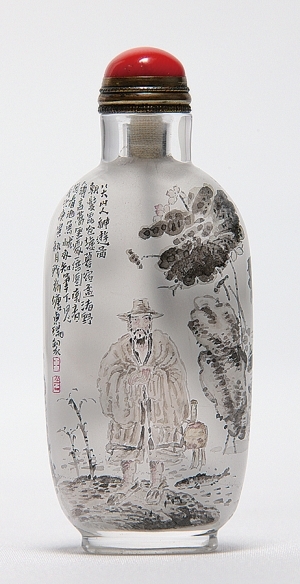王东瑞的当代艺术作品《八大山人神游图》