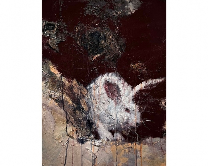 米歇尔·陈 当代油画作品 -  《兔子》