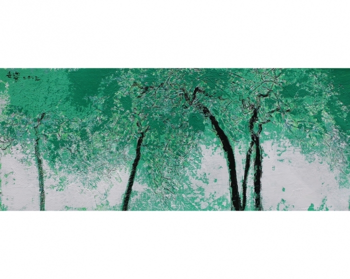 吴定鎏 当代各类绘画作品 -  《绿树》