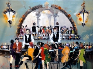 Kal Gajoum的当代艺术作品《酒吧间》