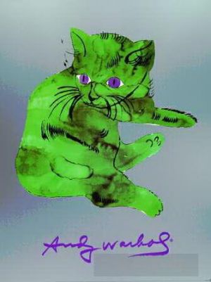 安迪·沃霍尔的当代艺术作品《一只名叫山姆的猫》