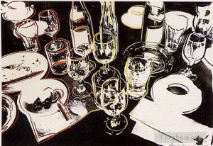 安迪·沃霍尔的当代艺术作品《聚会结束后》