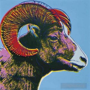 安迪·沃霍尔的当代艺术作品《大角羊濒危物种》