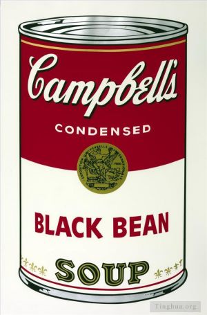 安迪·沃霍尔的当代艺术作品《黑豆》