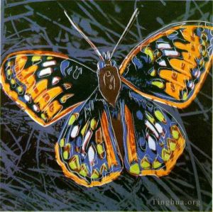 安迪·沃霍尔的当代艺术作品《蝴蝶》