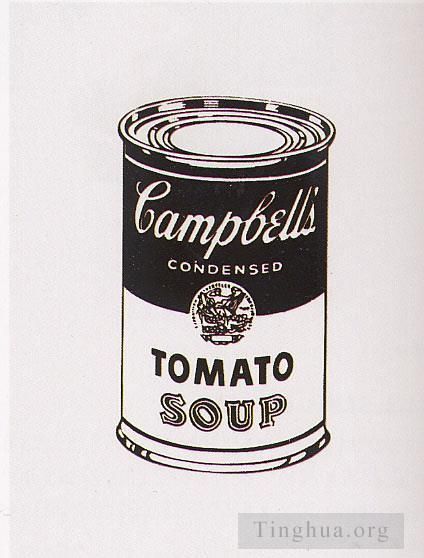 安迪·沃霍尔 当代各类绘画作品 -  《金宝汤罐头番茄回顾系列》
