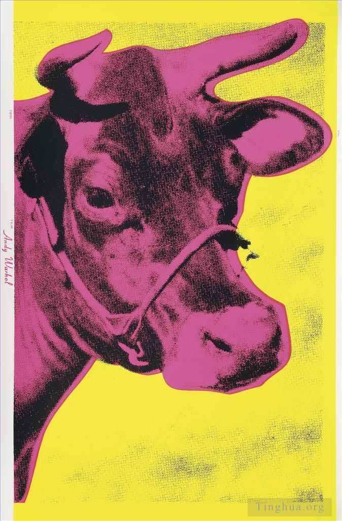 安迪·沃霍尔 当代各类绘画作品 -  《牛3》