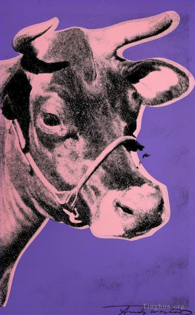 安迪·沃霍尔 当代各类绘画作品 -  《牛5》