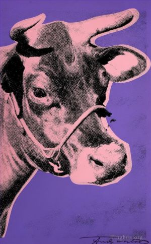安迪·沃霍尔的当代艺术作品《牛5》