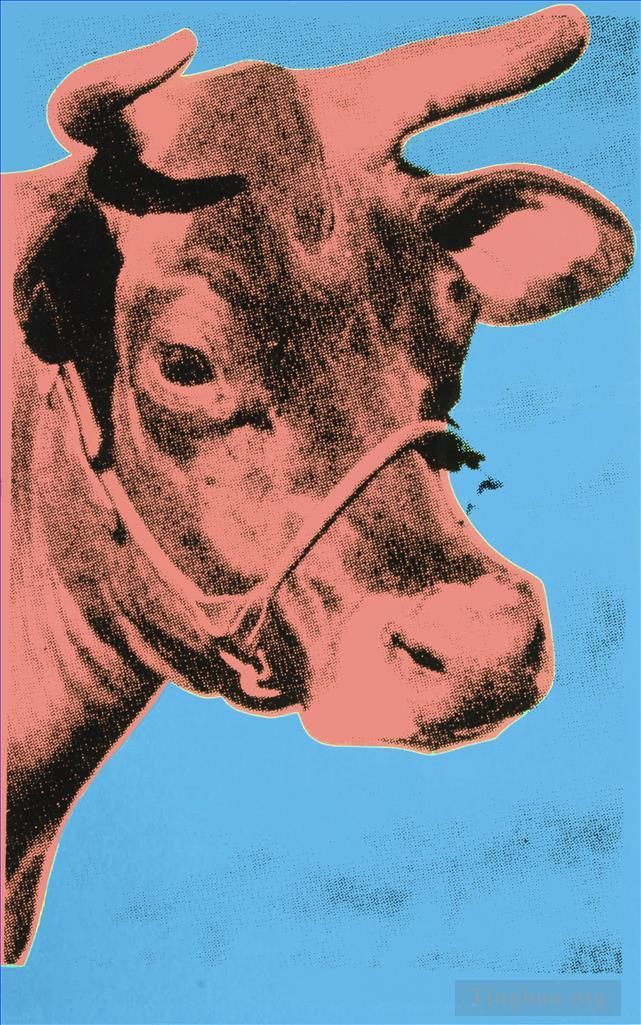 安迪·沃霍尔 当代各类绘画作品 -  《牛6》