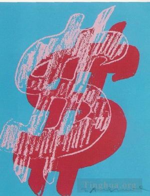 安迪·沃霍尔的当代艺术作品《美元符号》