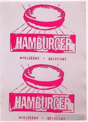 安迪·沃霍尔的当代艺术作品《双层汉堡》
