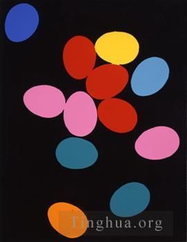 安迪·沃霍尔 当代各类绘画作品 -  《蛋》