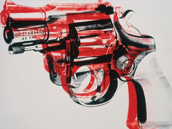安迪·沃霍尔 当代各类绘画作品 -  《枪5》