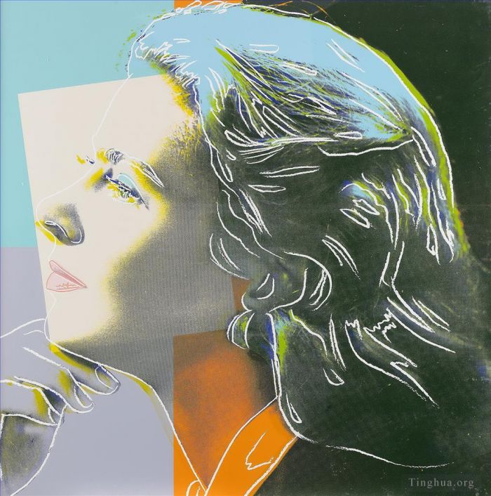 安迪·沃霍尔 当代各类绘画作品 -  《英格丽·褒曼,饰,Herself,3》
