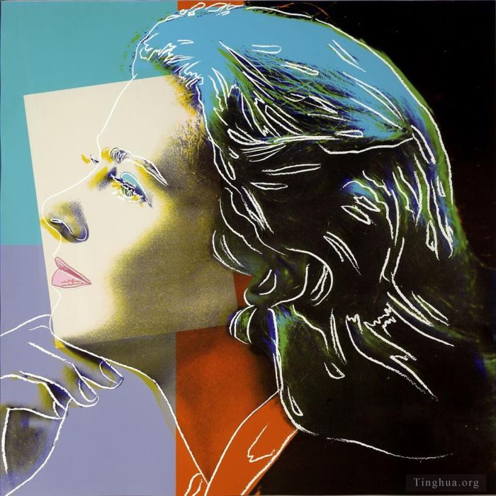 安迪·沃霍尔 当代各类绘画作品 -  《英格丽·褒曼饰,Herself》