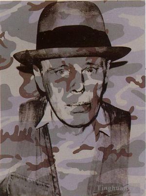 安迪·沃霍尔的当代艺术作品《纪念约瑟夫·博伊斯》