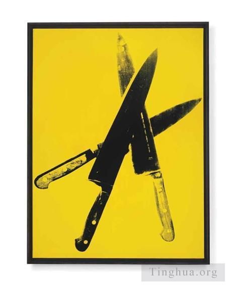 安迪·沃霍尔 当代各类绘画作品 -  《刀具》