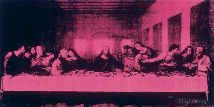安迪·沃霍尔 当代各类绘画作品 -  《最后的晚餐之紫色版》
