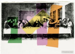安迪·沃霍尔的当代艺术作品《最后的晚餐》