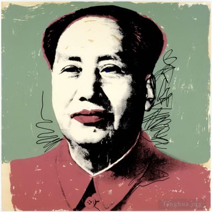 安迪·沃霍尔 当代各类绘画作品 -  《毛泽东2》