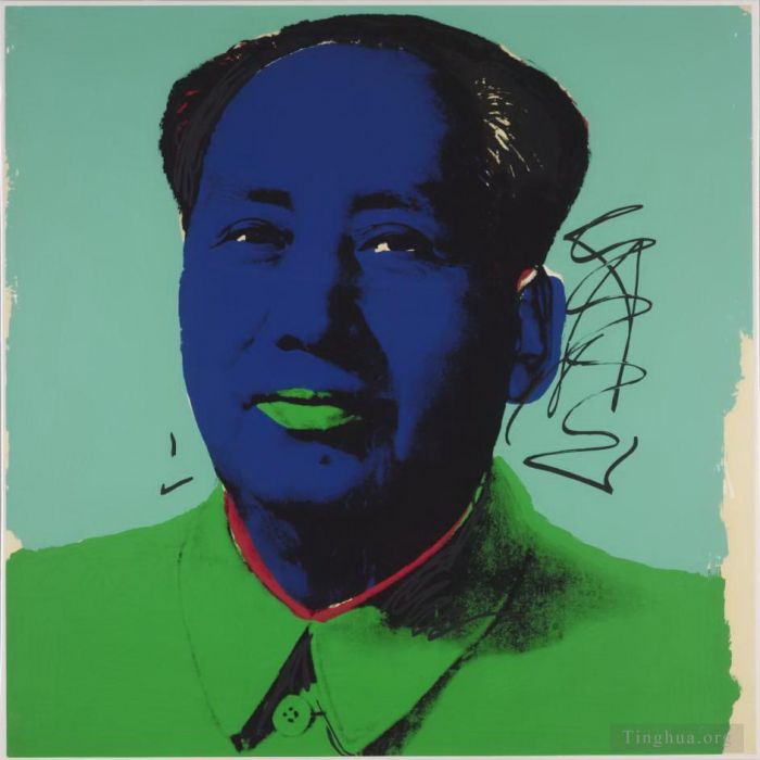 安迪·沃霍尔 当代各类绘画作品 -  《毛泽东5》