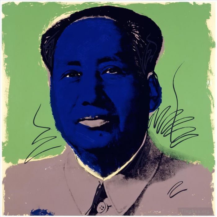 安迪·沃霍尔 当代各类绘画作品 -  《毛泽东6》
