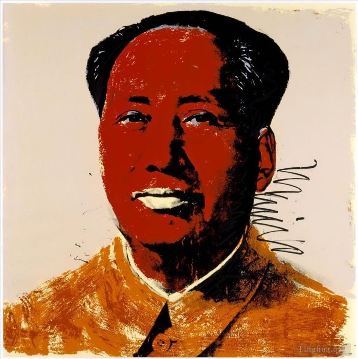 安迪·沃霍尔 当代各类绘画作品 -  《毛泽东7》