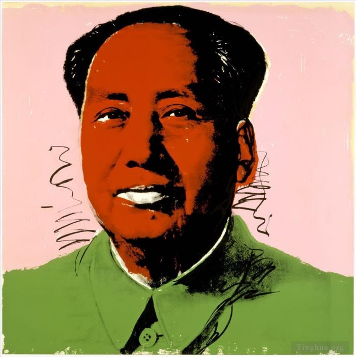安迪·沃霍尔 当代各类绘画作品 -  《毛泽东8》