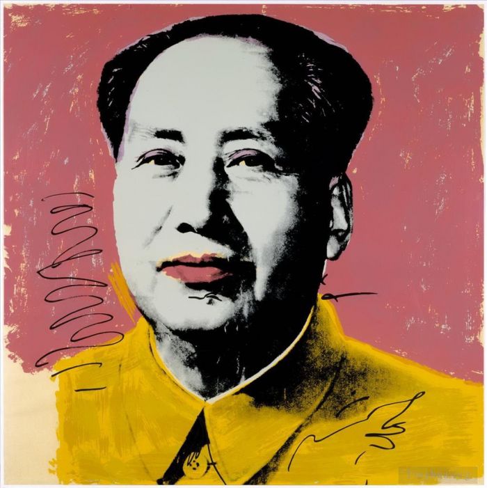 安迪·沃霍尔 当代各类绘画作品 -  《毛泽东》