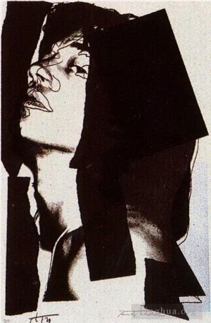 安迪·沃霍尔的当代艺术作品《米克·贾格尔》