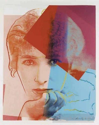 安迪·沃霍尔 当代各类绘画作品 -  《莎拉·伯恩哈特》