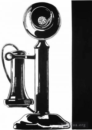 安迪·沃霍尔的当代艺术作品《电话》