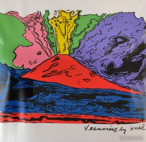 安迪·沃霍尔的当代艺术作品《维苏威火山,3》