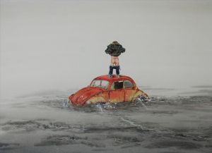 白露洋的当代艺术作品《灰水2》